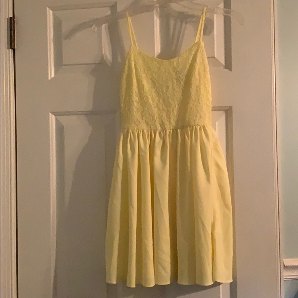 Yellow summer dress